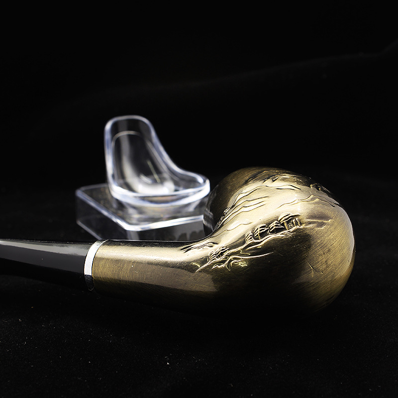 Rökande rör CW15 Green Mountain Sailboat Harts Pipe Smooth Sailing Poetic Pipe Rökningsverktyg