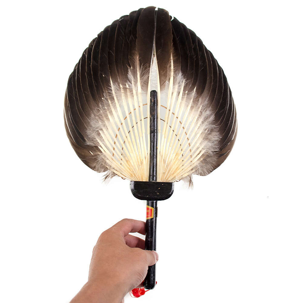 Retron Natural Goose Ventilador Hand Real Marabou Feather Dance Fan Abanicos Para Boda Eventail A Main