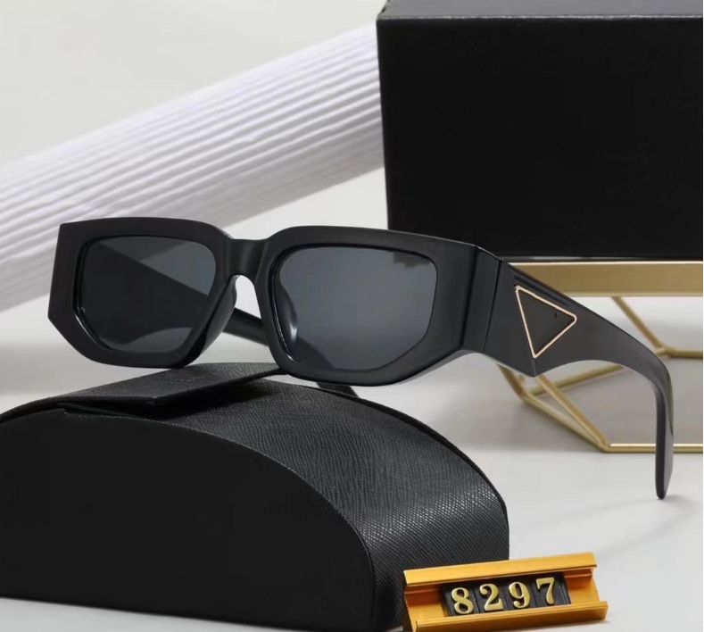Designerskie okulary przeciwsłoneczne wielokątne okulary przeciwsłoneczne retro z logo premium uczucie spersonalizowane okulary przeciwsłoneczne Netflix P8297 do ucieczki