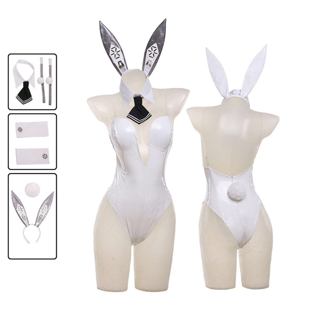 Ani Nikke The Bogini of Victory Bunny x 777 Blanc Noir Game Mundlity Stroje Ustaw kostiumy cosplay cosplay