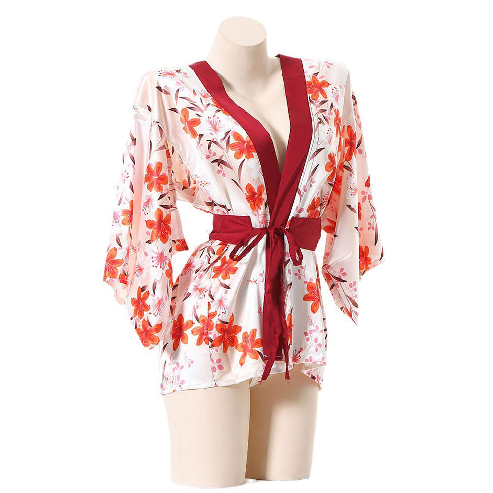 Ani Japanese Kimono Night Rope Uniform Women Flower Bathrobe Pamas Costumes Cosplay Cosplay