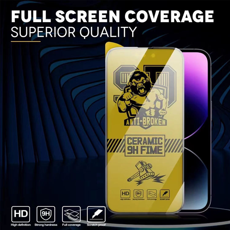 9D Ceramic Screen Protector For iPhone 14 pro max 13 pro Anti-Shock Mobile Film 9H X xr 11 12 Pro Max