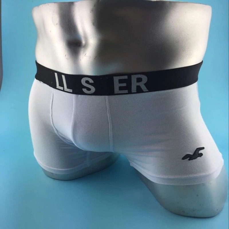 Designer heren sexy ondergoed meeuw geborduurd taille brief logo puur katoen boxers shorts sport elastisch ondergoed 5 kleuren met doos 4 stuks / partij