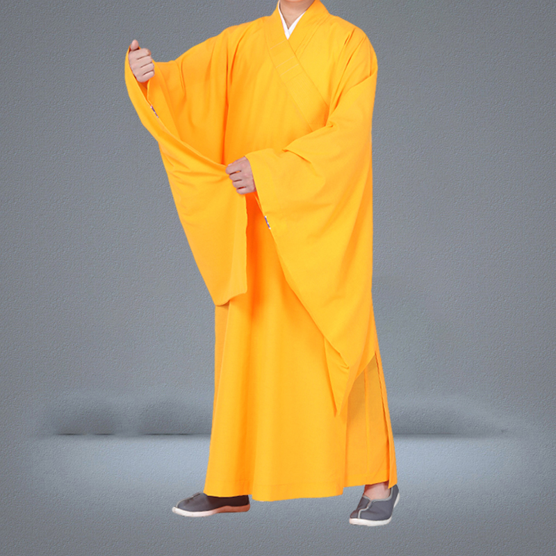 3色禅仏教ローブレイモンク瞑想ガウンモンクトレーニングユニフォームスーツレイ仏教服セット仏教ローブアプライアンス8931500