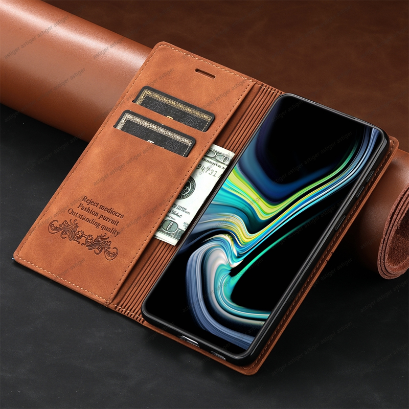 PU Leather Case for samsung galaxy S23 S22 S21 S20 Plus Ultra S10 5G Note20 Phone Case Clamshell Card Slot Premium Luxury Wallet Holder Magnetic Suction case