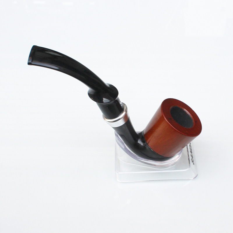 Pipes pour hommes Pipe sèche en acajou Collection fête des pères de pipe en bois massif SD-751 accessoires pour fumer