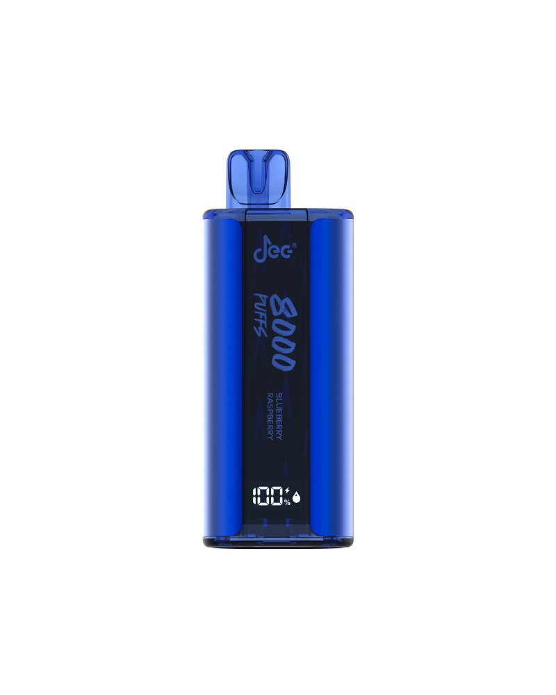 새로운 전자 담배 JEC Box Bar 8000 퍼프 회기 가능한 메쉬 코일 E 펜 포드 이용 가능한 메쉬 코일 RGB 빛나는 조명 vapes 장치 핫 판매 전자