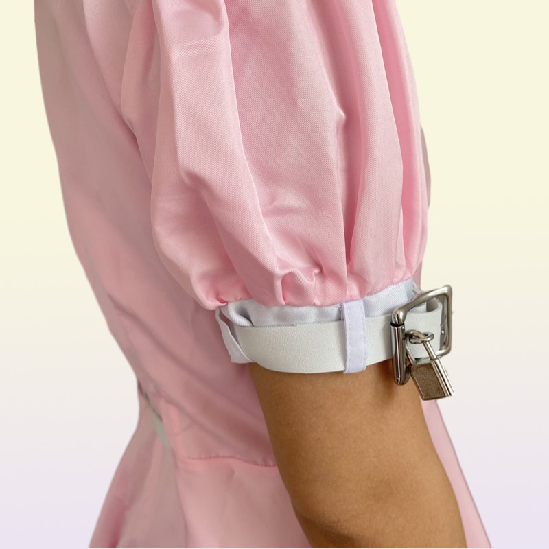 سراويل أخرى DDLG ABDL ROUTITION Outfit Dress Lockable LOLITA مع قفل ANKLECUFFS COSSUME SEXUME للنساء بالإضافة إلى الحجم MISTRE4953287