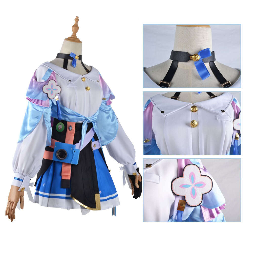 Anim jogo honkai star rail cosplay traje 7 de março peruca camisa saia roupas câmera halloween carnaval ternos femininos cosplay