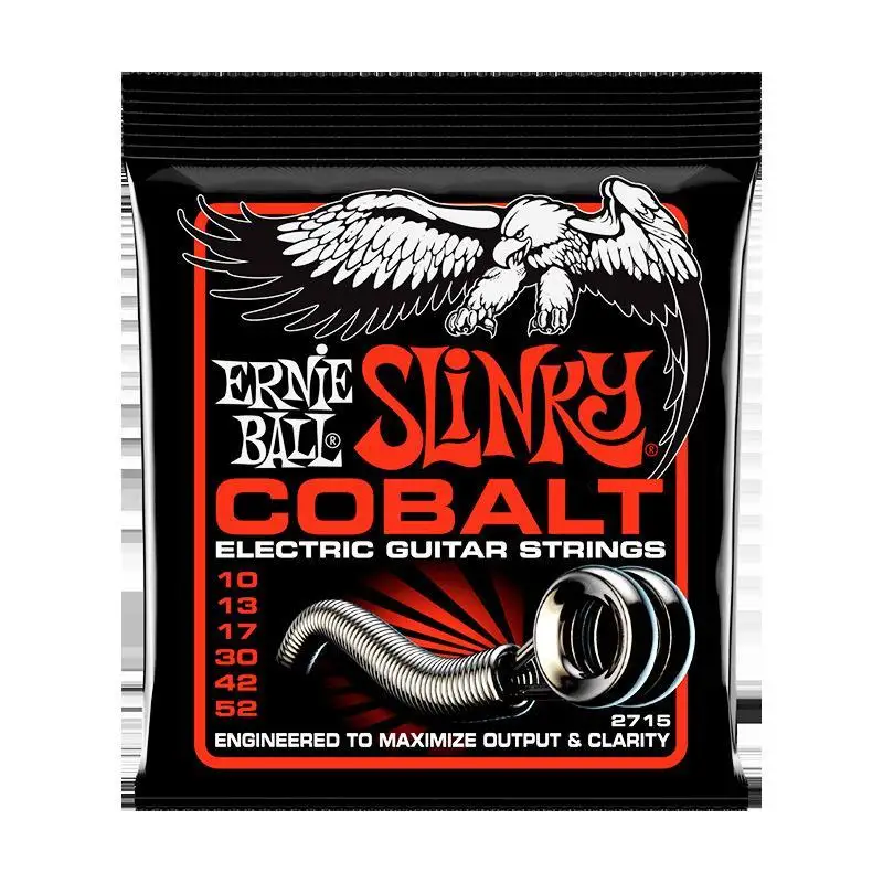 Cordes de guitare électrique Ernie Ball Cobalt 2723 9-42, ensemble Super Slinky 2721 2727, accessoire de guitare