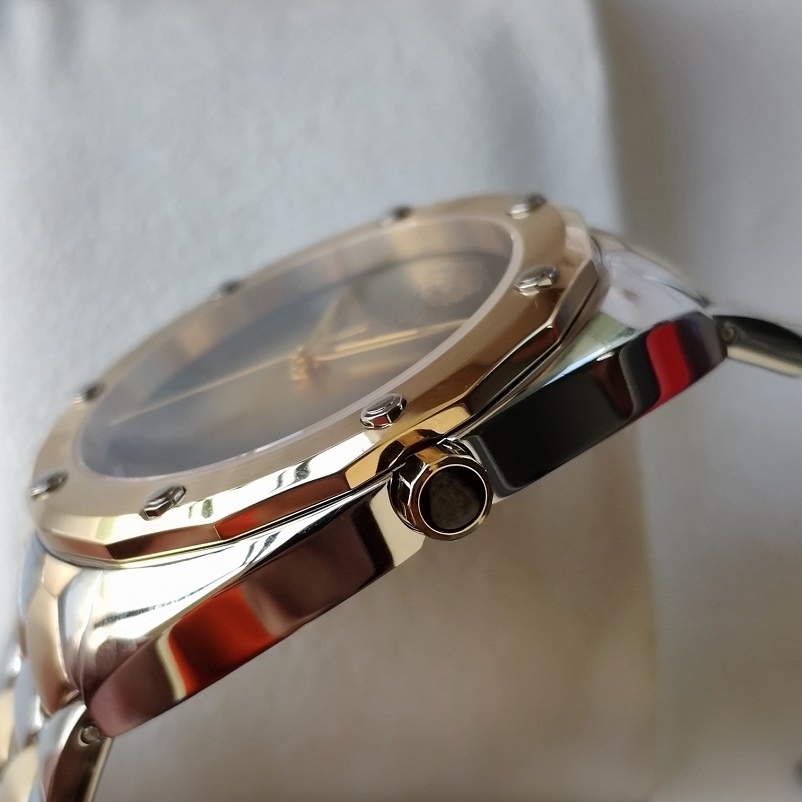 Designer watch Women's quartz watch gold stainless steel case 38mm original super quartz electronic movement super luxury high-quality watch