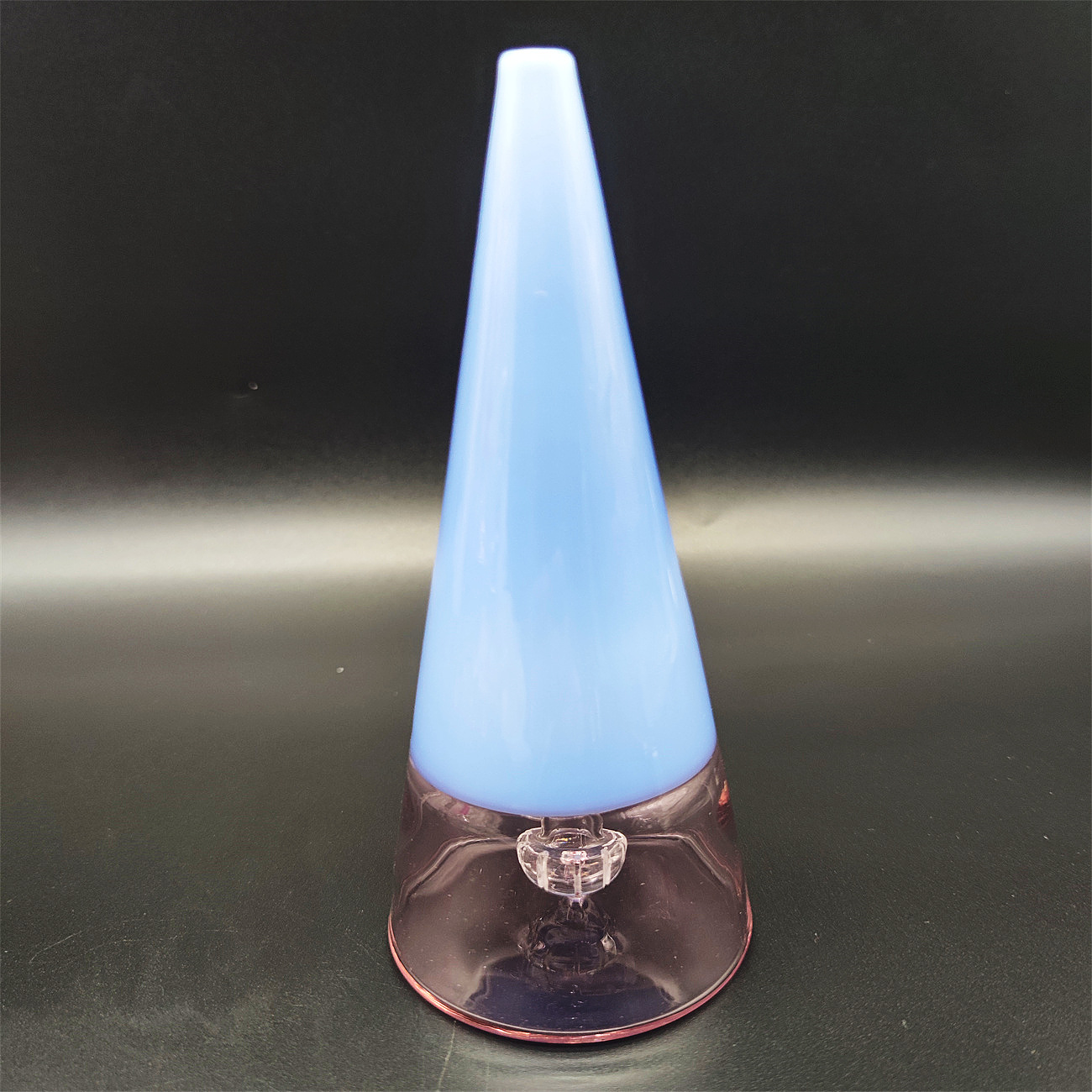 2023 Heady Bong Glass Bongs Mini Cute Girly Bong Cream Blue Pink Multicolor 14.4mm Male Joint Handmade Bubbler Water pipe