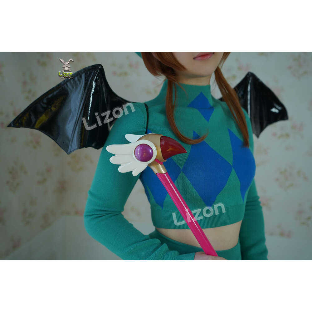 Card Captor Kinomoto Sakura Cosplay Abito da principessa Costume verde Lolita Dress Costumi Party Girl cosplay