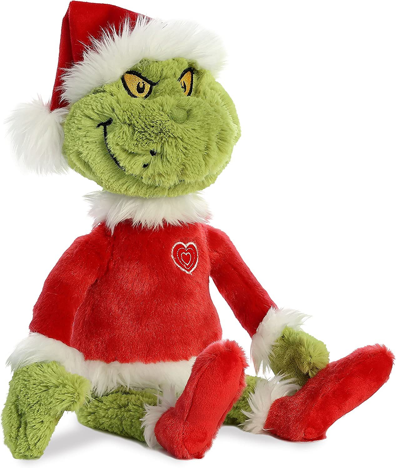 Jouets en peluche Grinch de noël, fourrure de monstre vert Animal 16 pouces, décorations de cadeaux de fête d'anniversaire de noël pour enfant 1102