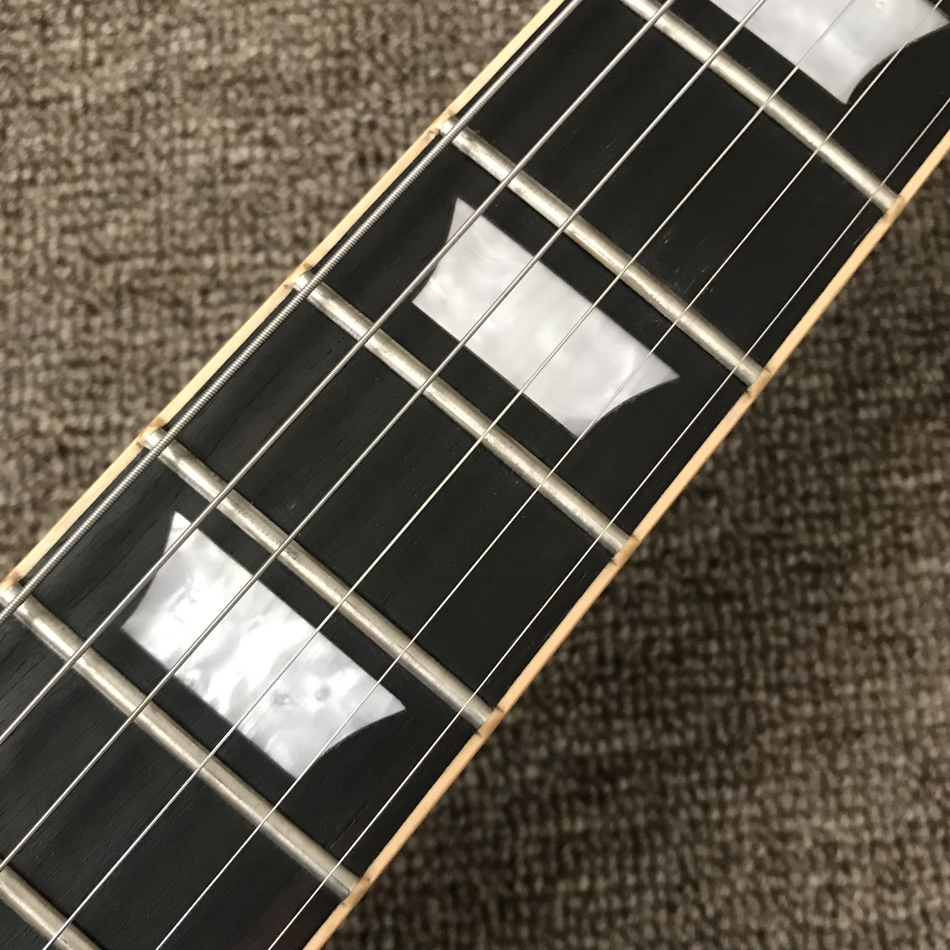 Custom shop, fabriqué en Chine, guitare électrique de haute qualité, couleur tabac éclaté, manche monobloc, reliure frettes, pont Tune-o-Matic, livraison gratuite