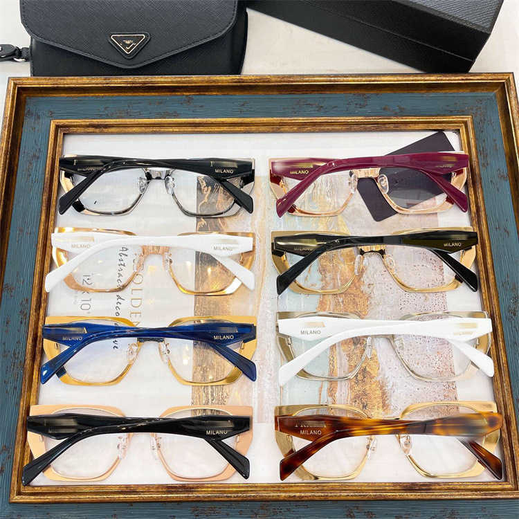 luxury designer sunglasses 2023 New P Family Irregular Eyeglass Women's Style INS Personalized Myopia Frame PR85WV