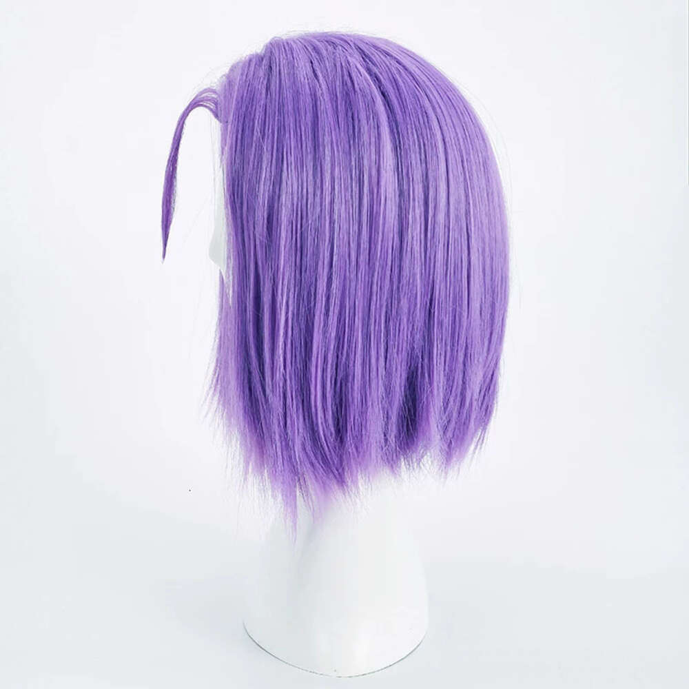 Rakieta zespołu cosplay peruka fioletowa odporna na ciepło syntetyczne peruki włosy