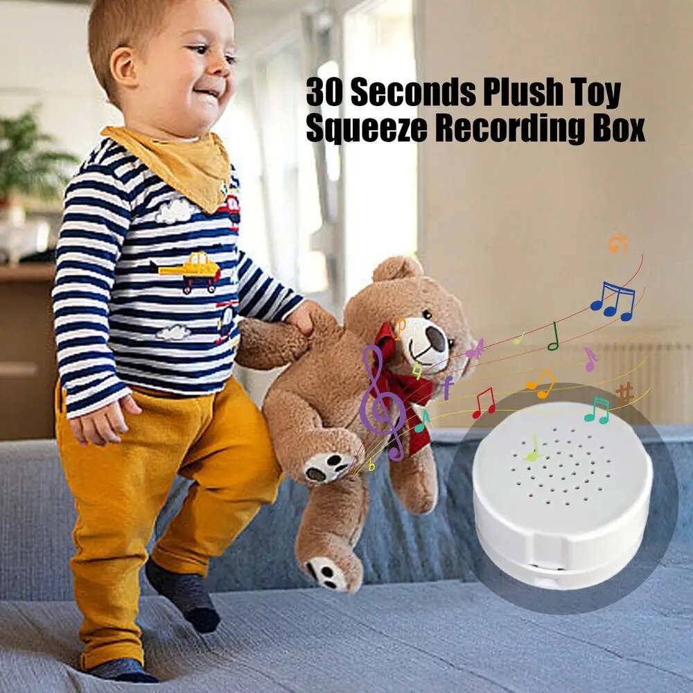 DISPONIBILE -3 registratori vocali animali di peluche, dispositivo di registrazione giocattolo, modulo audio registrabile, registrazione di messaggi bambole di peluche
