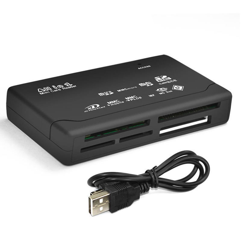 All-in-1ポータブルAll in One Mini Card Reader Multi in 1 USB 2.0メモリカードリーダー