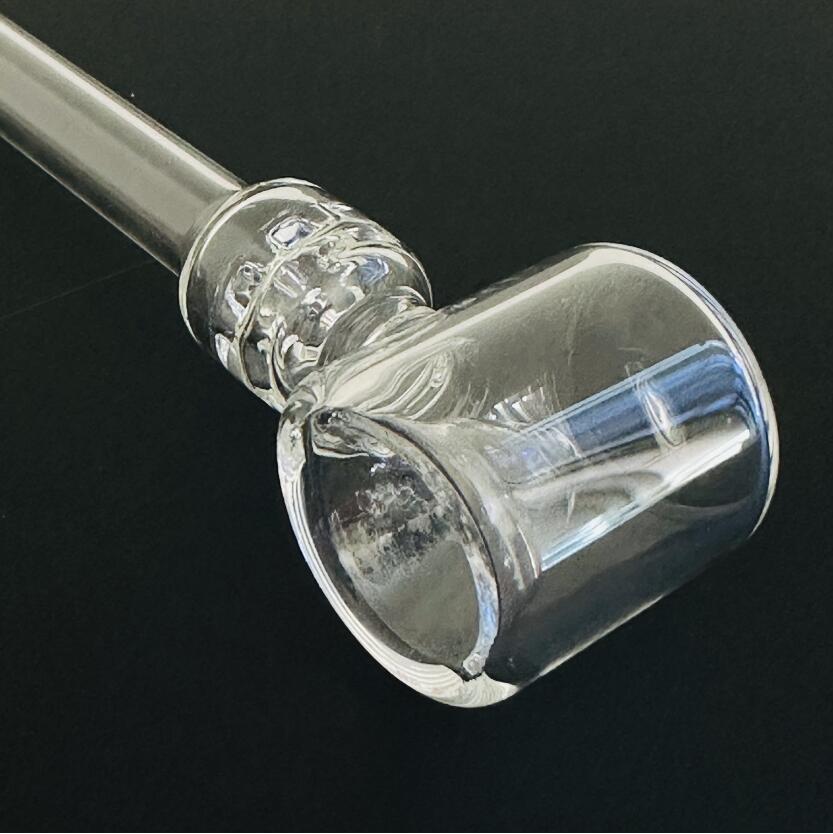 High Quality hookahs Pyrex Quartz Oil Burner Pipe Clear Tube Thick smoking Hand Tobacco Dry herb cigarette pipe