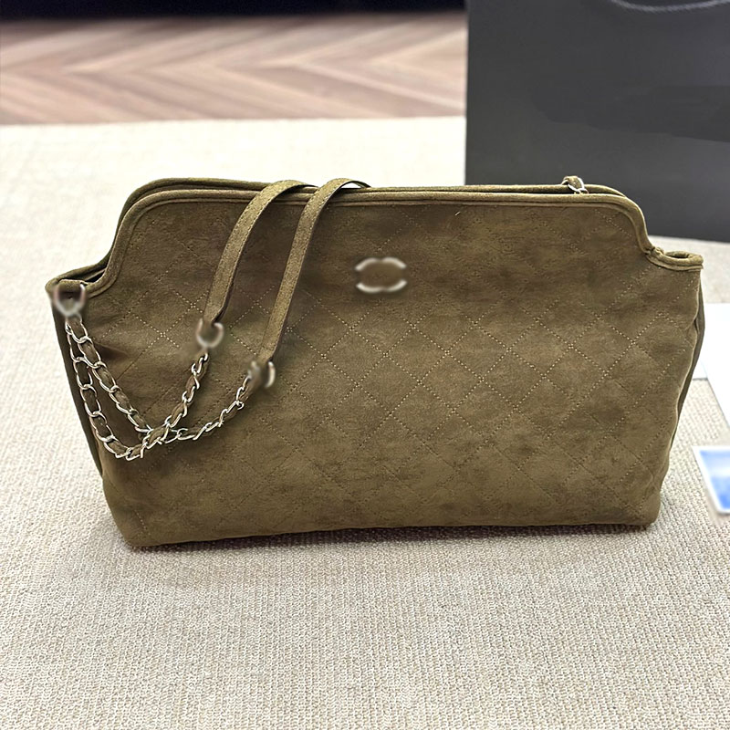 Bolsa de designer de moda sênior preguiçoso casual boa volta size38x27cm grande sacola mão crossbody saco