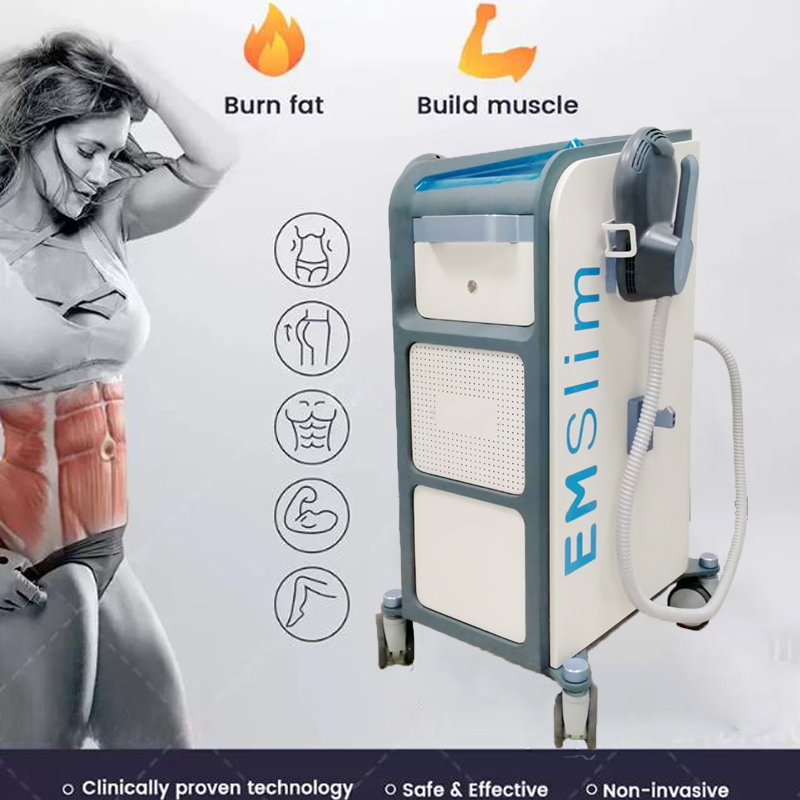 Hiemt pro emslim machine 2 maniglia stimolazione muscolare magnetica ems neo sculpture hi emt rf sistema di combustione dei grassi