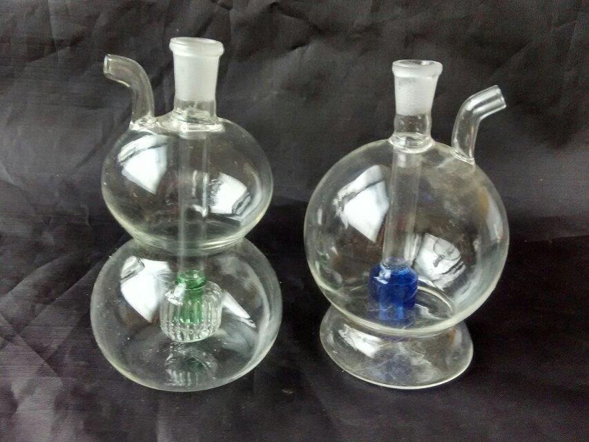 Tubular glass hoses , Water pipes glass bongs hooakahs two functions for oil rigs glass bongs