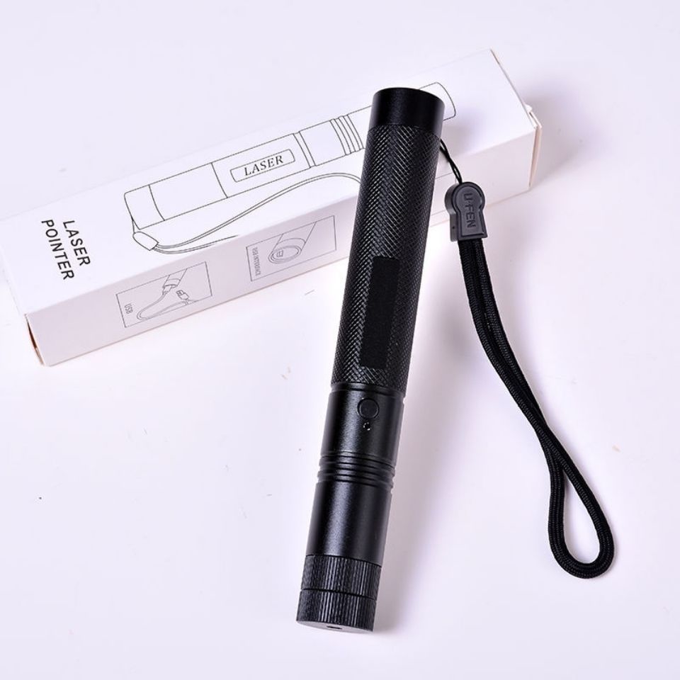 Laser Pointer USB Opladen 303 High Power 5 MW Dot Groen Rood Paars Laser Pen Single Point Starry Burning lazer Hoge Kwaliteit