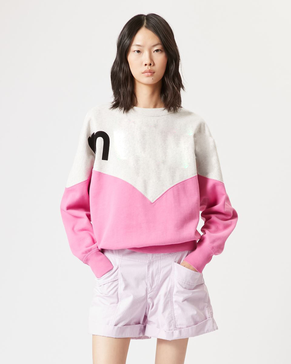 Isabel Marant Women Designer Pullover Sweatshirt Casual Fashion Letter Round Neck Hoodie Versatile Loose Tops Warm Sweater