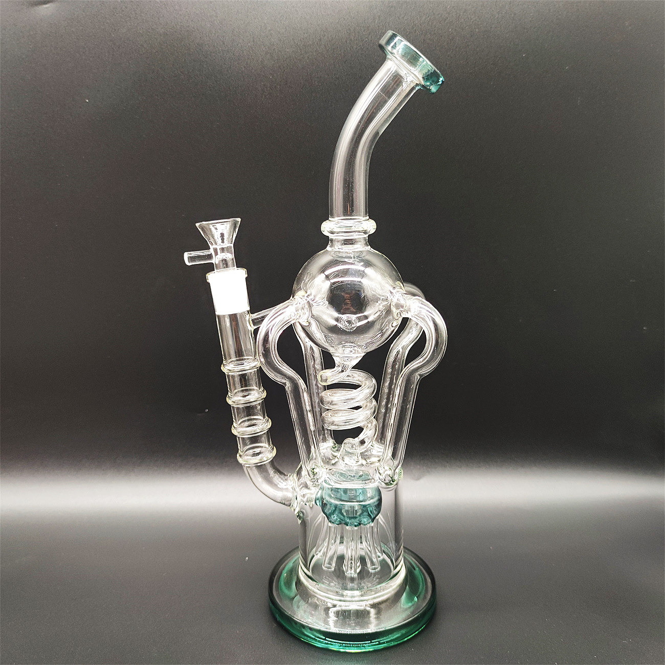 2023 Master Piece Heady Bong Incycler Recycler Verre Bongs Dab Rig Lookah Lab 14.4mm Joint Mâle Barboteur À La Main