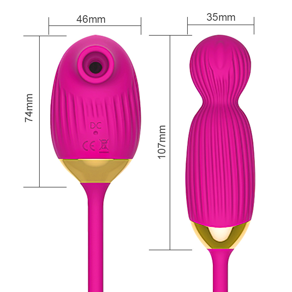 10 Modes Sucking Double Vibraror Clitoral Stimulation Sucker Blowjob Anal Dildo Vibrators Female Sex Toys