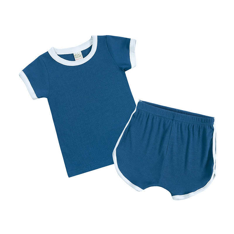 0-5 år barn sommarkläder baby pojke kläder småbarn tjej kläder 2 bit t-shirts med shorts set baby pyjamas barnkläder