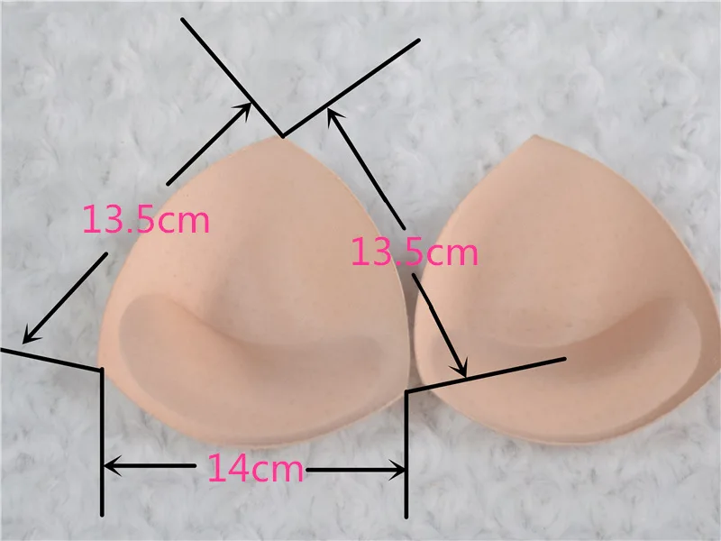 Women Chest Cups Yoga Bra Padding Insert Breast Sponge Thick Enhancer Push Up Bikini Bra Pads for Swimsuit