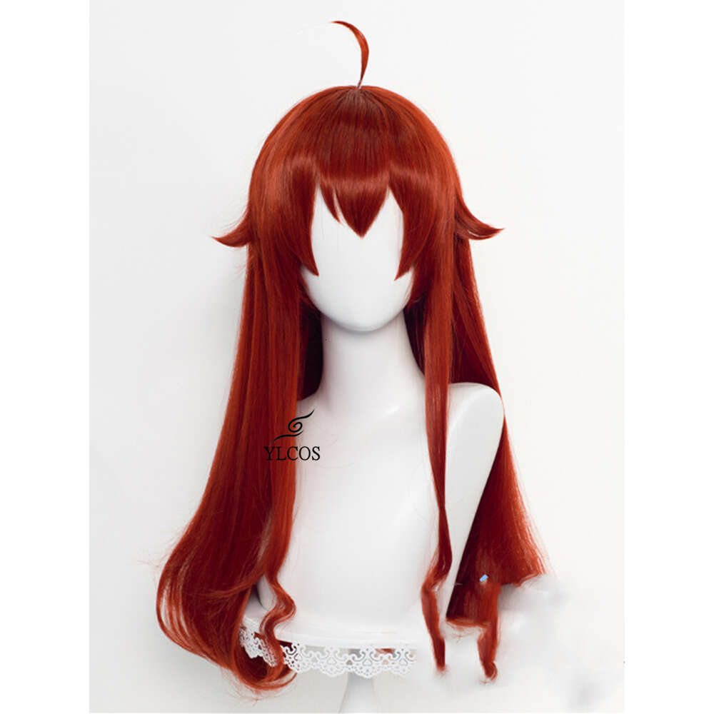 Costumi Catsuit Nuovo Anime Mushoku Tensei Eris Boreas Greyrat Cosplay 65 cm Lunga Parrucca Rossa Halloween Party Costume Accessori Unisex