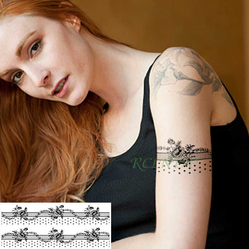 Tatuagens temporárias à prova d'água tatuagem temporária adesivo borboleta flor asa falsa tatto flash tatoo tatouage temporaire cintura peito para mulheres menina z0403