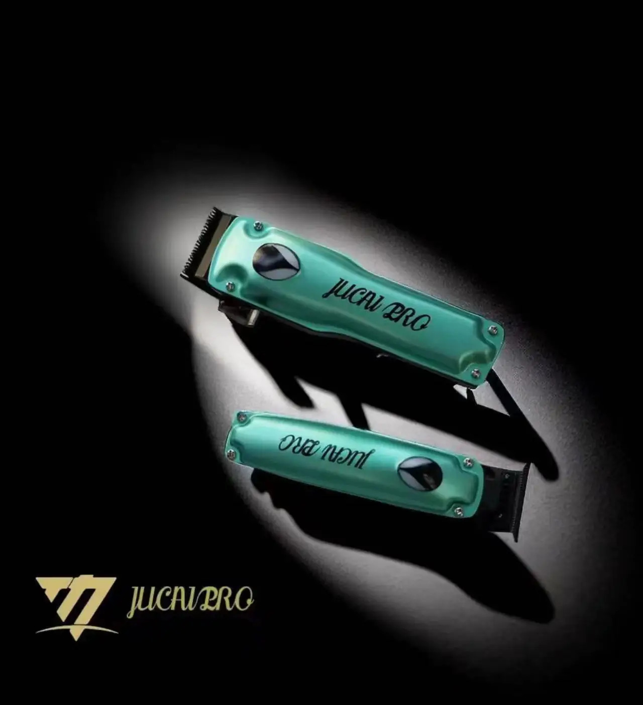 Hair Trimmer JucaiPRO Demon Eyes Series Brushless Motor Emerald Green Imported UltraThin Clipper Sculpting 7200RPM High 231102