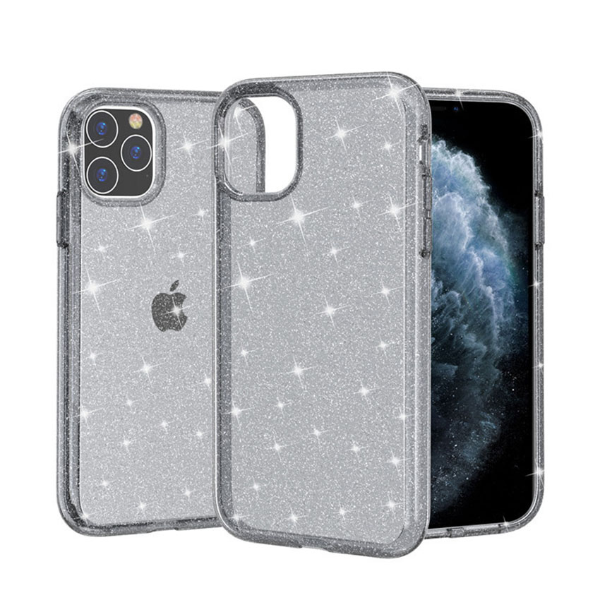 Helder Blink Eenvoudig iPhone-hoesje Transparant Kleurrijk Helder Doorschijnend Zachte siliconen hoesjes Slank Schokbestendig Bumper Cover Voor iPhone 11 12 13 14 15 Plus Pro Max