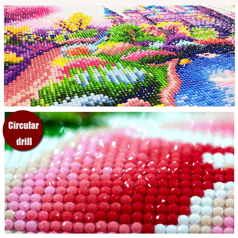 Полный 5D DIY Diamond Painting Cross Stitch Kit Kit Picture Picture Gist