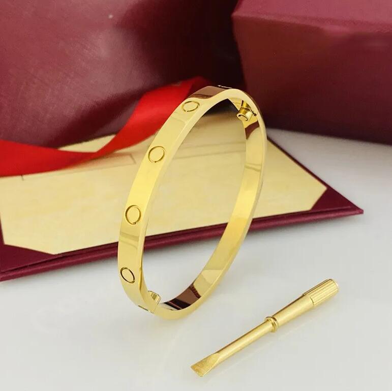 Bracciale Bracciale di lusso Bracciale 18K coppia d'oro di alta qualità uomini donne regalo di compleanno Gioielli la mamma