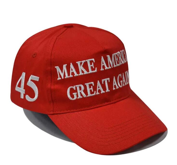 Cappelli da festa Trump Activity Ricamo in cotone Basebal Trump 45-47 Make America Great Again Cappello sportivo