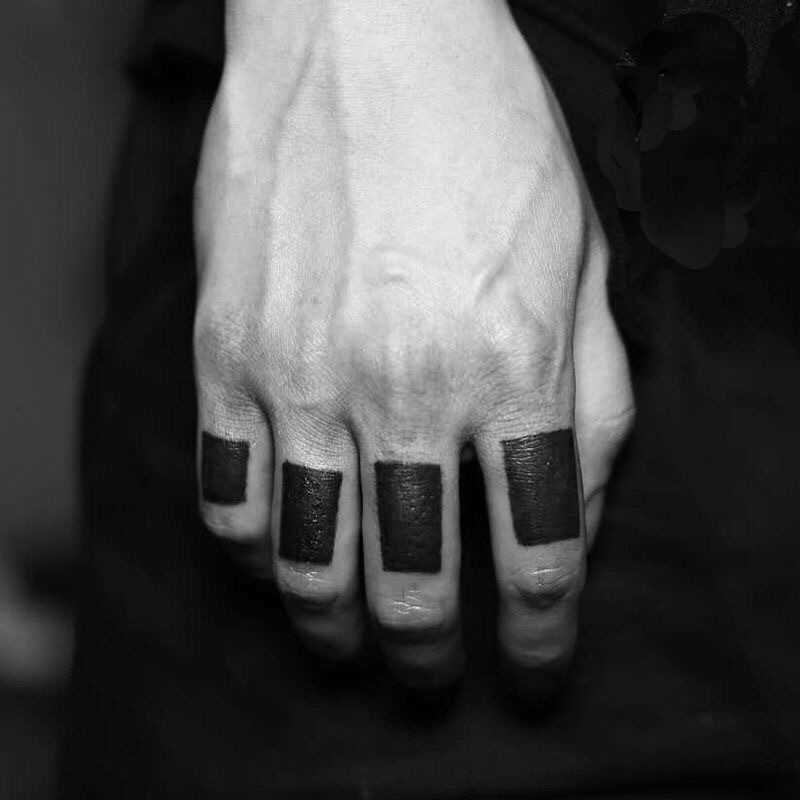 Tatuagens temporárias tatuagem temporária adesivos escuros sorriso preto rosa tatto witch cubo braço impermeabilizante d'água de volta duradoura