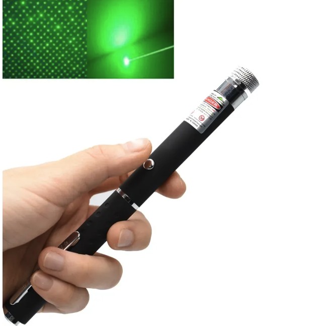 Penna puntatori laser con raggio di luce verde 2 in 1 5mW 532nm montaggio SOS Caccia notturna Insegnamento Riunione PPT Regalo di Natale