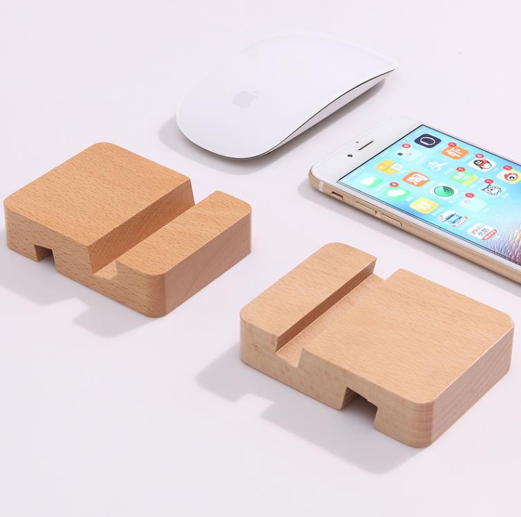 BEECH Wood Phone Stand Stober na iPhone 6 6s 7 plus telefon komórkowy Universal Wooden Stands Holders SN5311