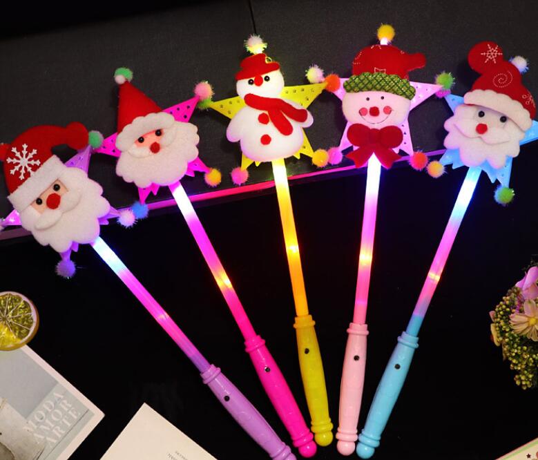 LED Kerst Glow stick Licht Sticks Concert Glow Sticks Kleurrijke Plastic Flitslichten Cheer Elektronische Toverstaf