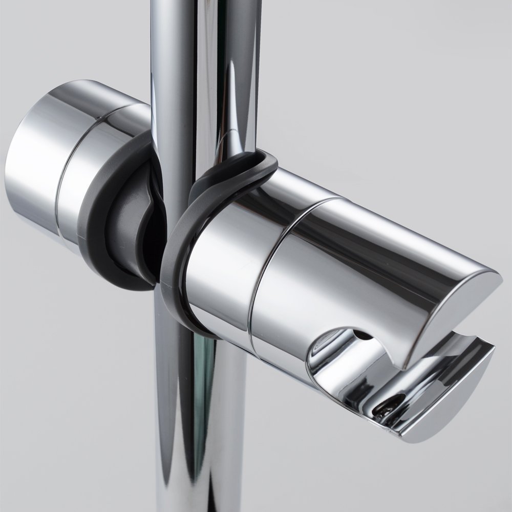 Wasserhähne Duschen Accs Duschsitz mit geradem Knopf, Hebesitz, Düsenhalterungseinsatz, geeignet für 18-25-mm-Rohr-Duschschieber