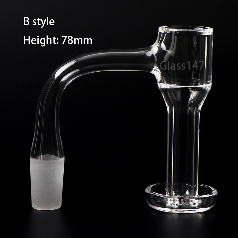 Solda completa Terp Slurper Quartz Banger Borda chanfrada Dab Rig pregos de fumaça para tubos de água de vidro Bong Dab Rig