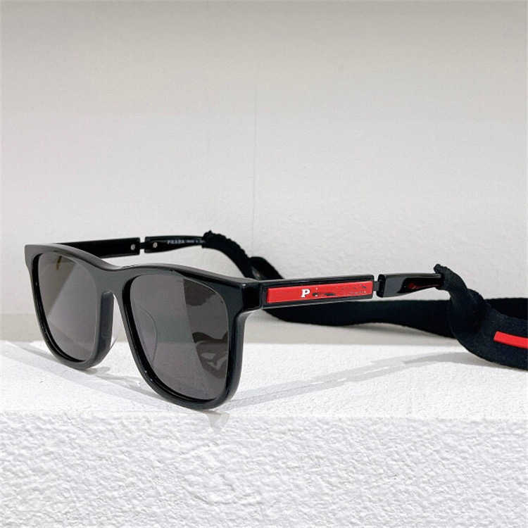 2023 New luxury designer P's board square style ins trendy men's female star net red sunglasses SPR04X