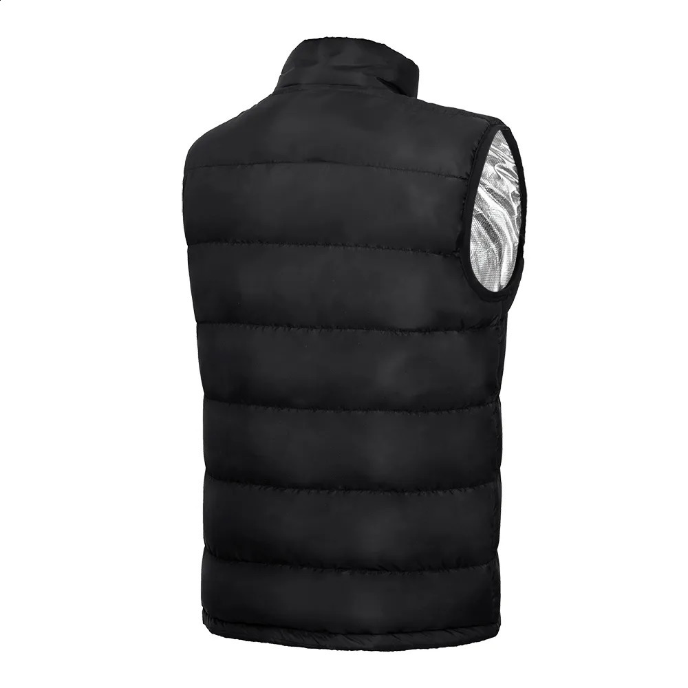 Men's Vests 9 Heated Vest Zones Electric Jackets Men Women Sportswear Coat Graphene Heat USB Heating Jacket For Camping 231102