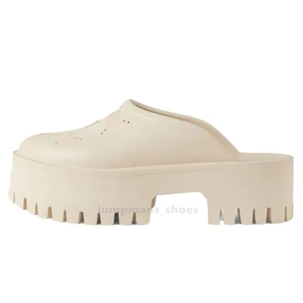 Slipper Luxury Designer Sandal Lady Slides platform wedge rainbows GGity summer slippers for Women men ladies brands dearfoam Rubber Beach