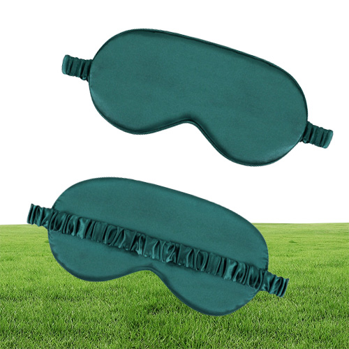 100 Pure Silk DoubleSide Shading EyeShade Sleeping Eye Mask Cover Eyepatch Blindfolds Eyeshade Health Sleep Shield Light5075642